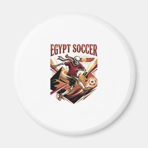 Aimant Égypte Football Squelette Attaquant Nations Premiu