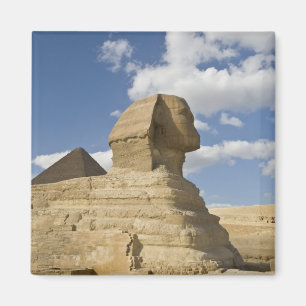 Aimant Égypte, Gizeh. Le grand Sphynx s'élève au-dessus d