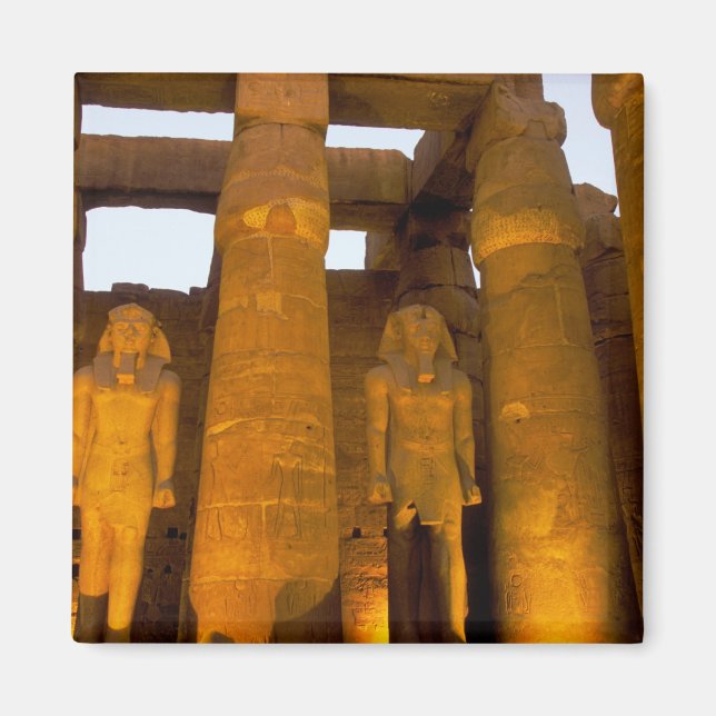 Aimant Égypte, Luxor.  Temple de Karnack. (Devant)