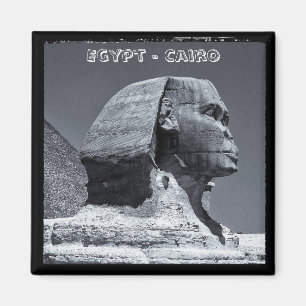 Aimant Egypte, Sphinx et Pyramides (Frigo Magnet)