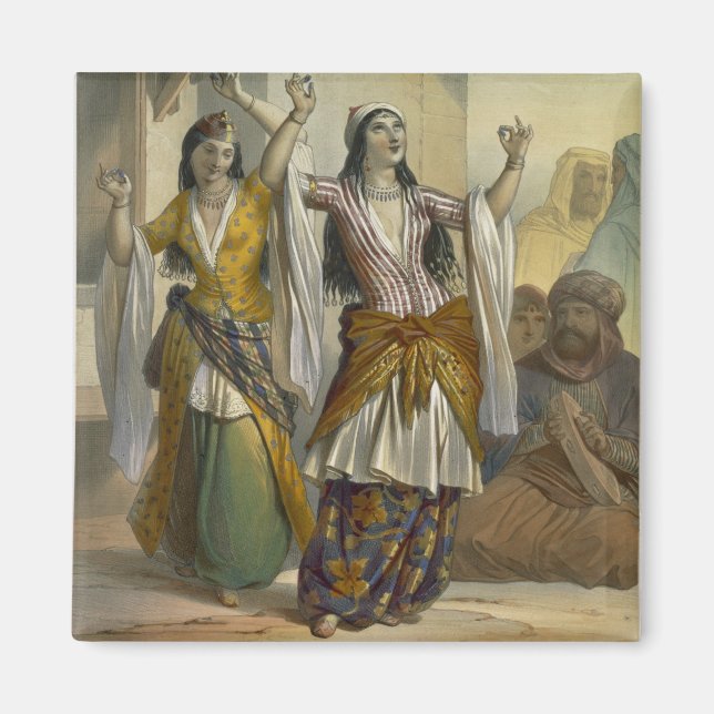 Aimant Egyptian Dancing Girls Performing the Ghawazi at R (Devant)