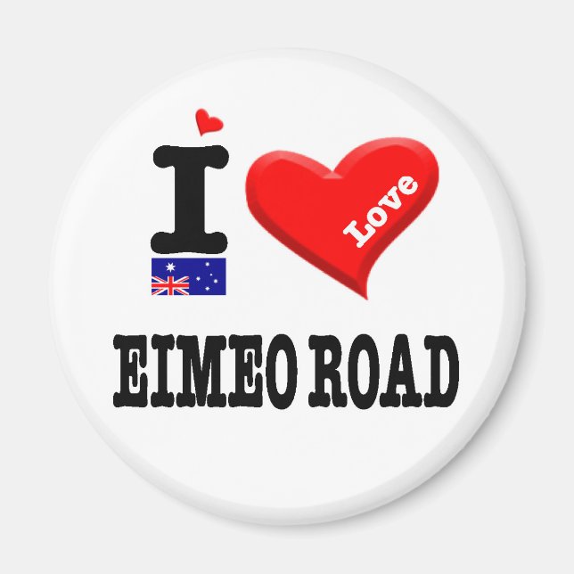 Aimant EIMEO ROAD - I Love (Devant)