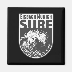 Aimant Eisch, Munich Surf Souvenir Surfant Vagues Vacance