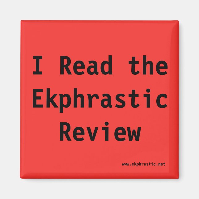 aimant ekphrasé rouge (Devant)