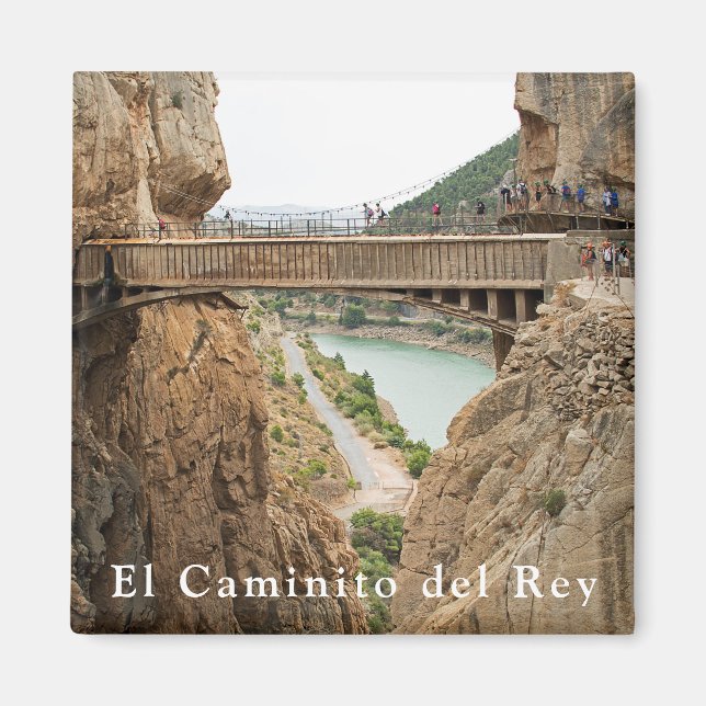 Aimant El Caminito del Rey. Vue 2 (Devant)