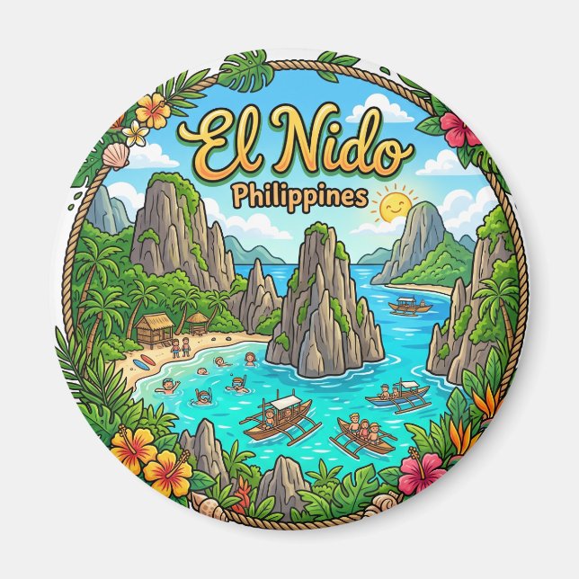 Aimant El Nido Philippines (Devant)