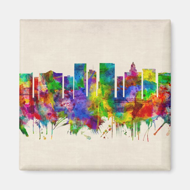 Aimant El Paso Texas Skyline (Devant)