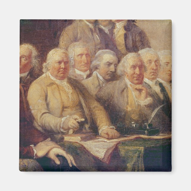 Aimant Élaboration de la Déclaration d'indépendance (Devant)
