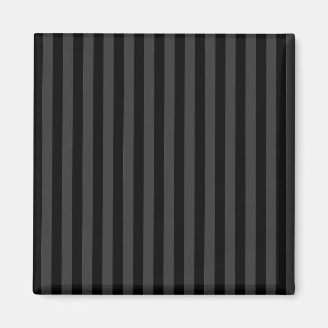 Aimant Elagnat Noir et Noir fumé rayures verticales (Devant)
