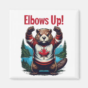 Aimant Elbows Up Canada