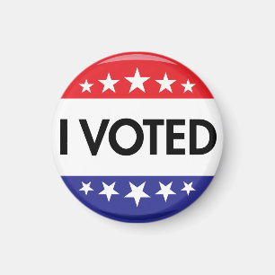 Aimant Élection 2024 du bouton J'ai voté