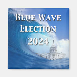 Aimant Élection Blue Wave 2024