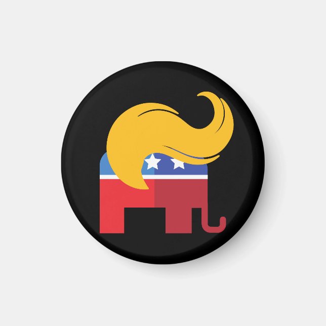 Aimant Élection présidentielle Trump 2024  (Devant)