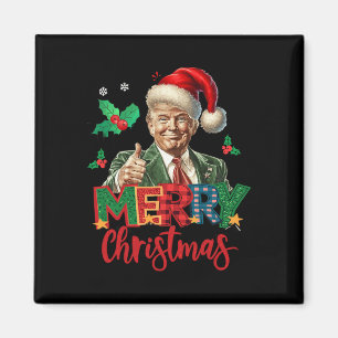 Aimant Élection Trump 2024 Joyeux Noël drôle T