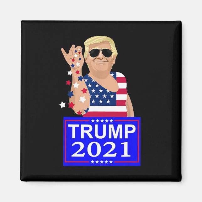 Aimant Élection Trump 4 Ever  (Devant)