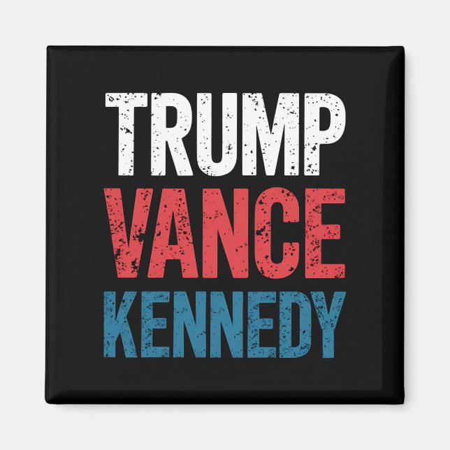 Aimant Élection Trump Vance Kennedy 2024 (Devant)