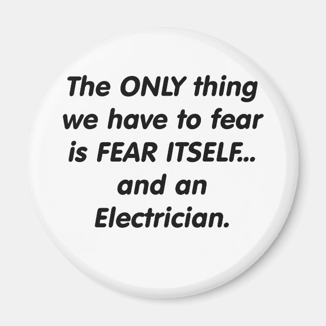 Aimant Électrice de peur (Devant)