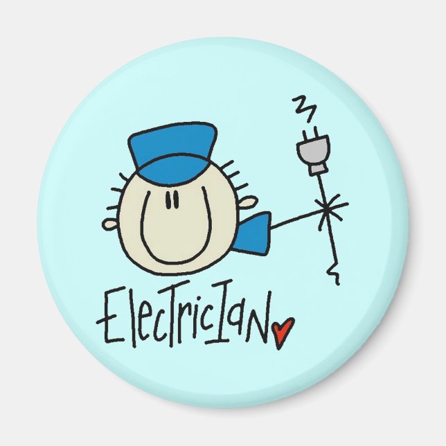 Aimant Électricien (Devant)