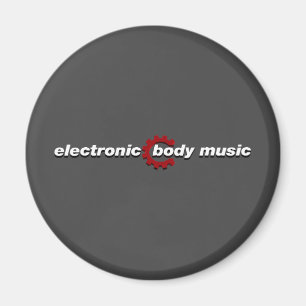 Aimant Electronic Body Music EBM lettrage