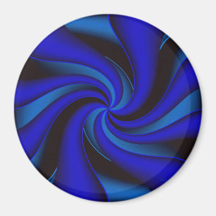 Aimant Elégance en bleu....