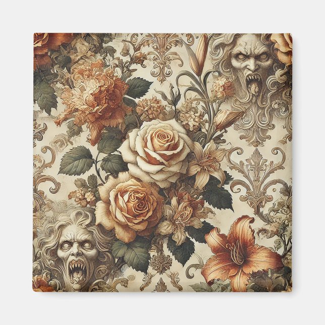 Aimant Élégance Grotesque – Victorien gothique  (Devant)