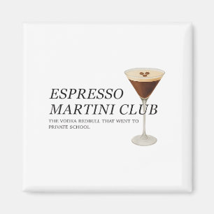 Aimant Elégant Espresso Martini Drôle Citation