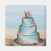 Elégant gâteau Mariage Sea Shell