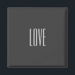 Aimant Élégant Gris Arrière - plan Love Mariage Postage<br><div class="desc">Vous pouvez facilement changer les polices et les couleurs. Vous pouvez également ajouter votre logo et l'image arrière - plan comme vous le souhaitez.</div>