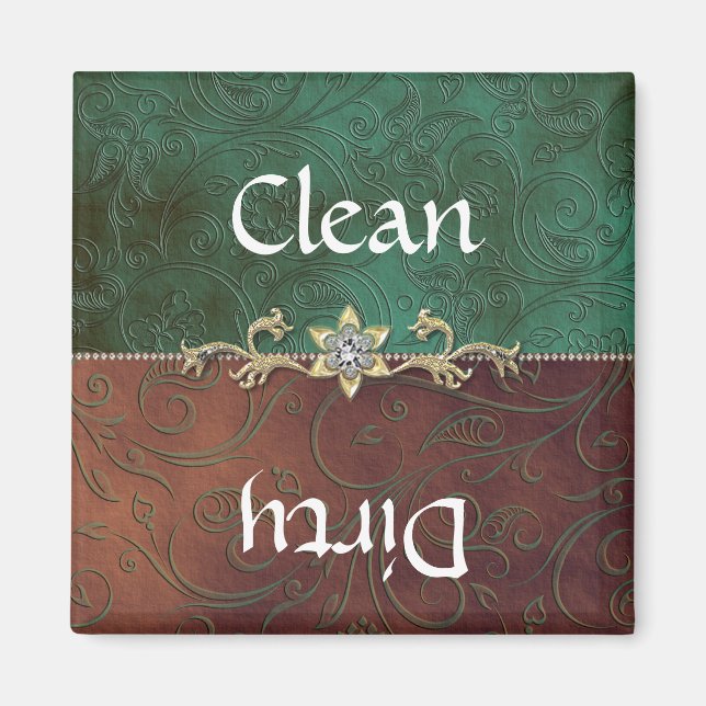 Aimant Élégant lave-vaisselle (Devant)