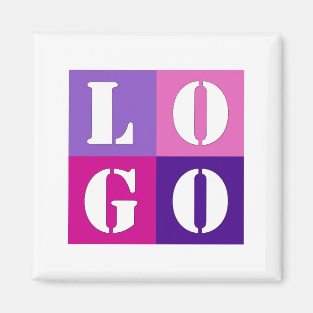 Aimant Elégant Mariage personnalisé simple Idée personnal (Devant)