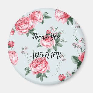Aimant Élégant Moderne Vintage tendance Floral