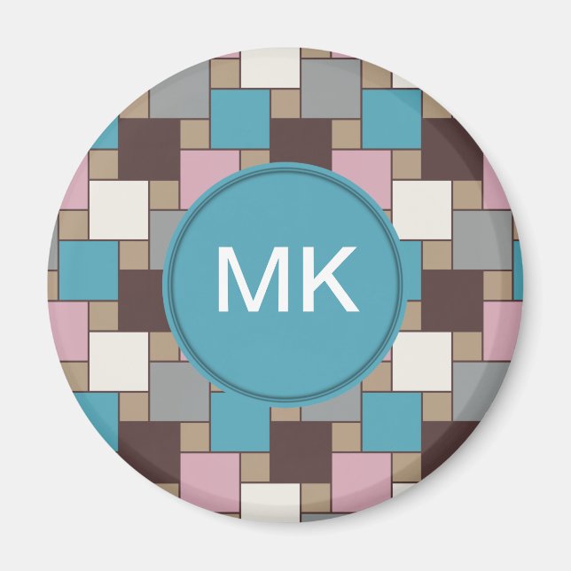 Aimant Élégant nectar rose (Devant)