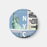 Elégant New York City Nyc Modèle Circle