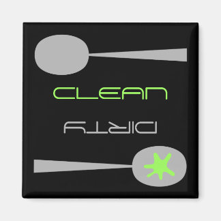 Aimant élégant, propre ou sale pour lave-vaisselle