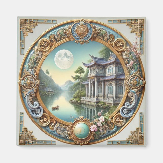 Aimant Elégante esthétique classique - Beauté intemporell (Devant)