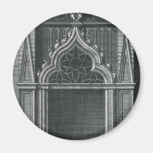 Aimant Élément architectural ancien, porte gothique