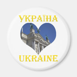 Aimant Éléments de théâtre d'opéra de Lviv