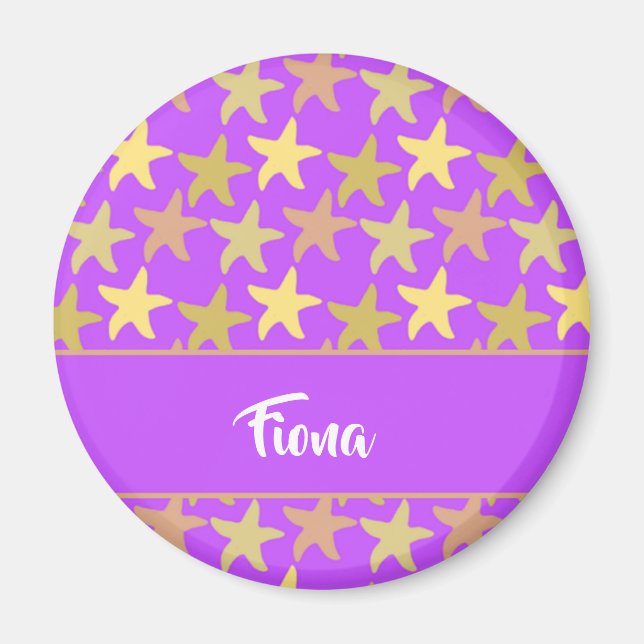 Aimant Élepée colorée sur le violet (Devant)