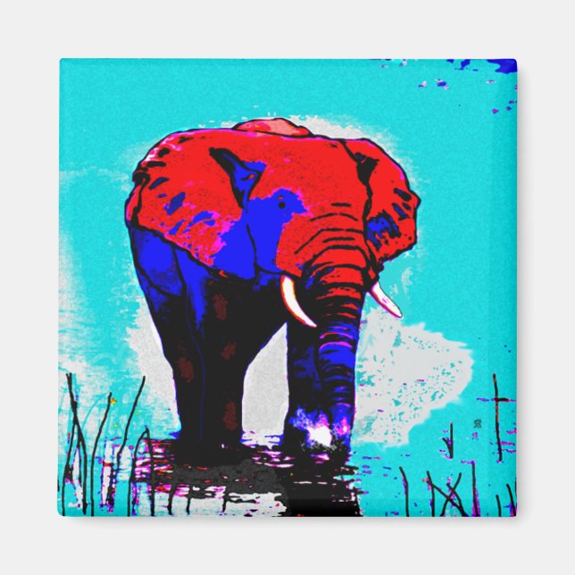 aimant éléphant (Devant)