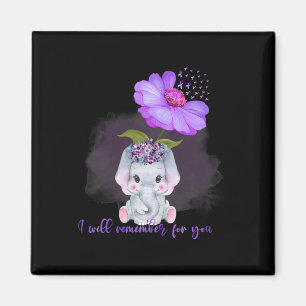 Aimant Elephant Je Me Souviendrai Pour Vous Sunflower Hei