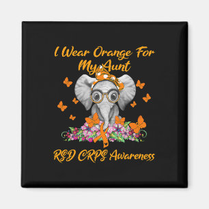 Aimant Elephant Je Porte Orange Pour Ma Tante RSD Prix CR