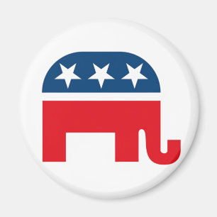 Aimant Eléphant républicain