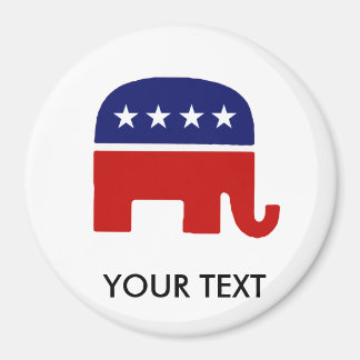 Aimant Eléphant républicain / Eléphant GOP
