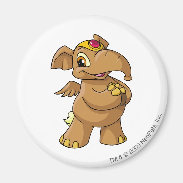 Aimant Elephante Brown (Devant)