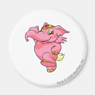 Aimant Elephante rose