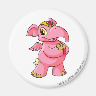 Aimant Elephante rose