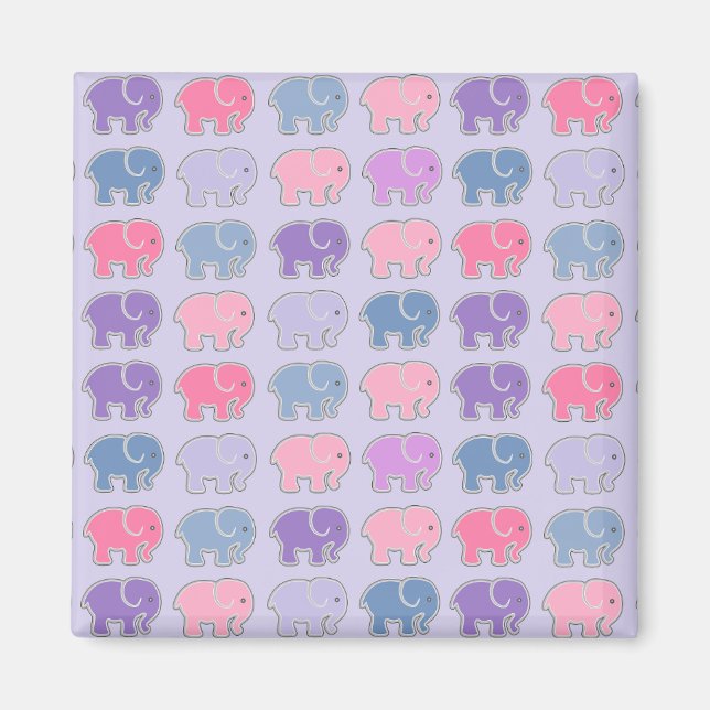 Aimant Eléphants (Devant)