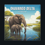 Aimant Eléphants dans le delta de l'Okavango Botswana<br><div class="desc">Le delta de l'Okavango, une tapisserie fascinante d'eau et de nature sauvage, est une merveille unique de la nature. Imaginez ceci : une oasis vibrante qui pulsante de vie, née de l'union improbable d'une rivière et d'un désert. Ce vaste delta intérieur, niché dans le désert du Kalahari au Botswana, défie...</div>