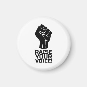 Aimant Élevez Votre Voix 1 B