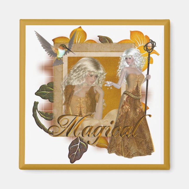 Aimant Elf Designs :: Magique par MarloDee (Devant)
